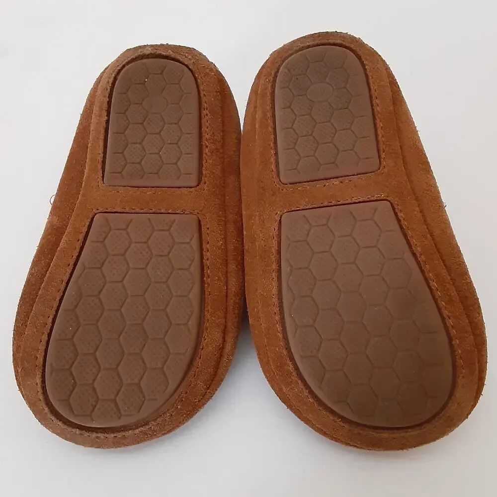 TheeBron Baby Mary Janes Slip On Shoes Suede Leather Walking Toddler 6 Cottage